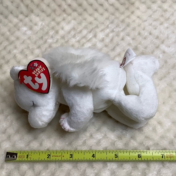 Vintage Ty Beanie Babies Plush Blessed Angel Bear Stuffed Animal Toy with Tags - Picture 16 of 16